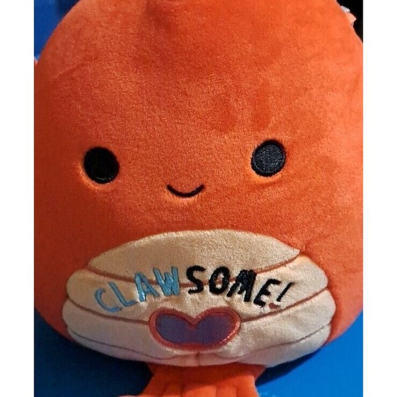 Squishmallows 8" Aneta Lobster Valentines Day Kellytoy Plush NWT - Picture 2 of 4